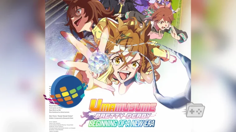 Portada de umamusume beginning of a new era con el logo de cineplanet para representar la llegada de la pelicula a peru este 14 de mayo.