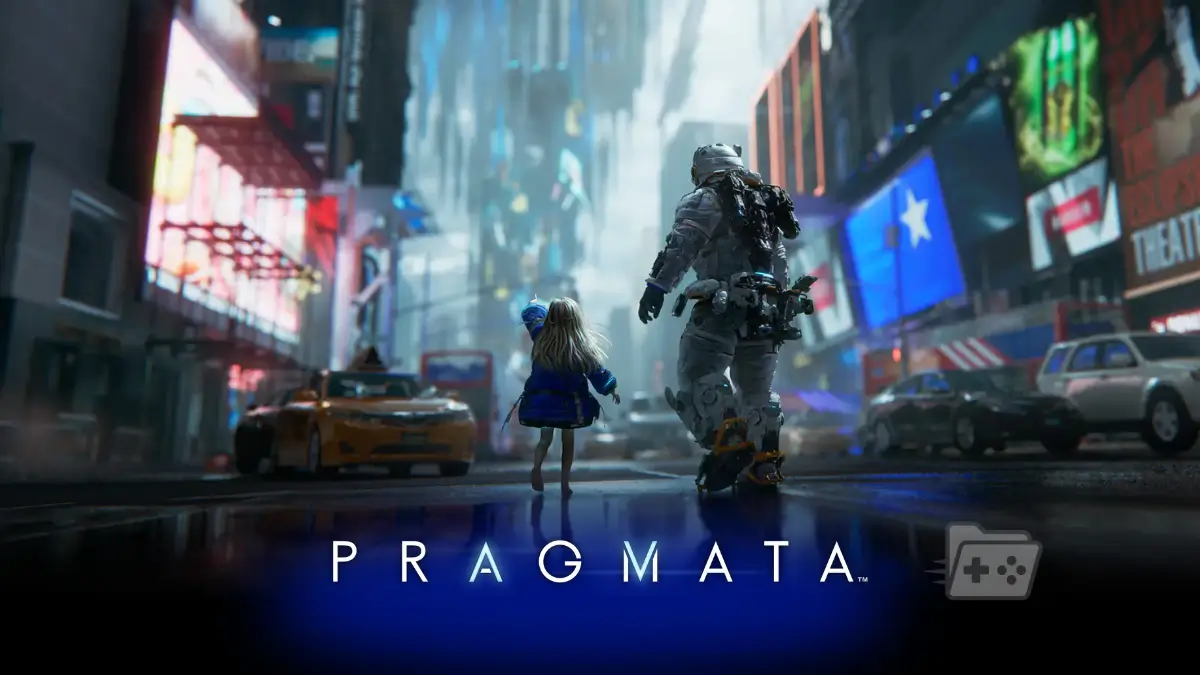 Edición de una captura oficial de Pragmata y el logotipo del juego por su millon de unidades vendidas
