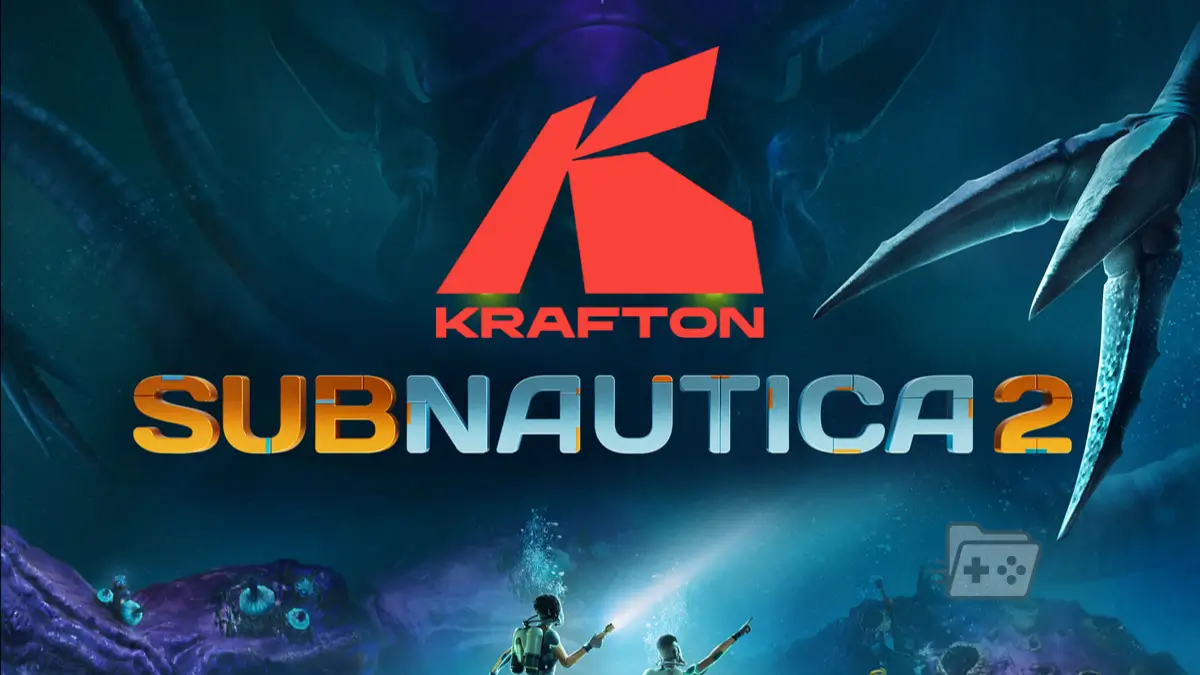 Imagen promocional de Subnautica 2 con el logo de Krafton