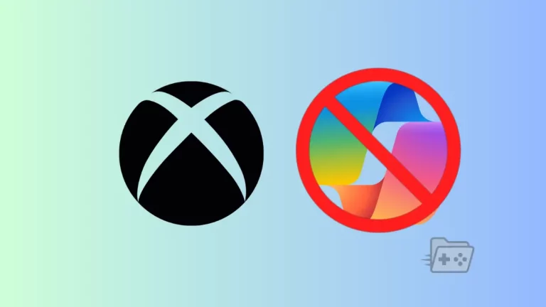 Logo de Xbox y logo de Copilot tachado