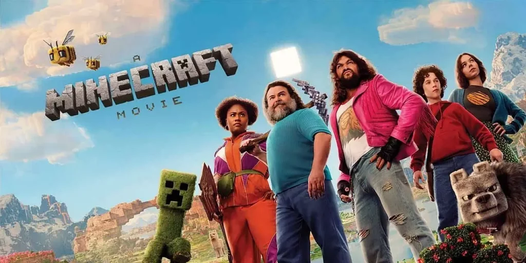 Imagen promocional de película de Minecraft