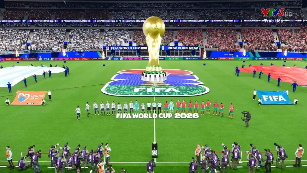 Captura del mod del Mundial 2026 de PES modding