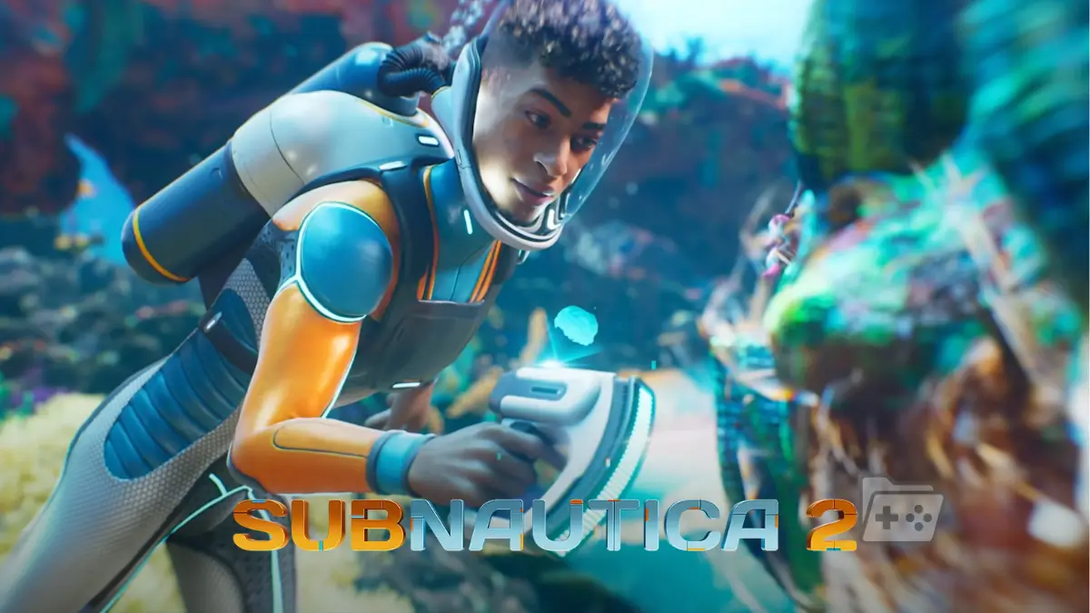 Imagen promocional de Subnautica 2 con su logo encima