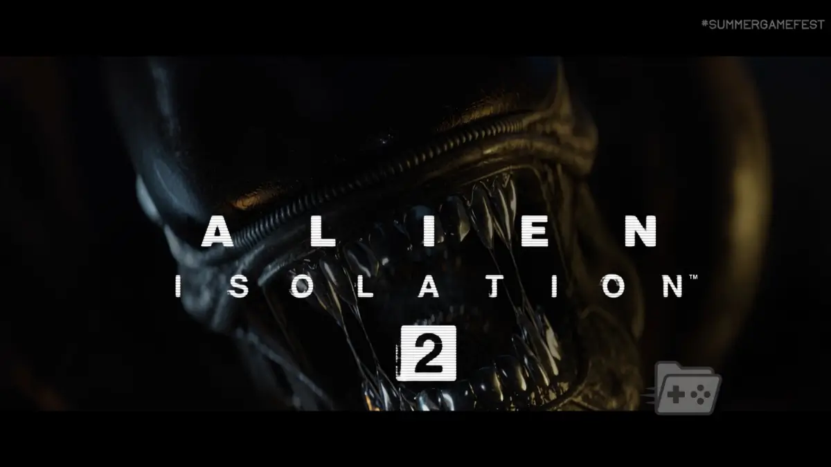 Imagen del trailer del nuevo Alien Isolation 2 con el logo de juego