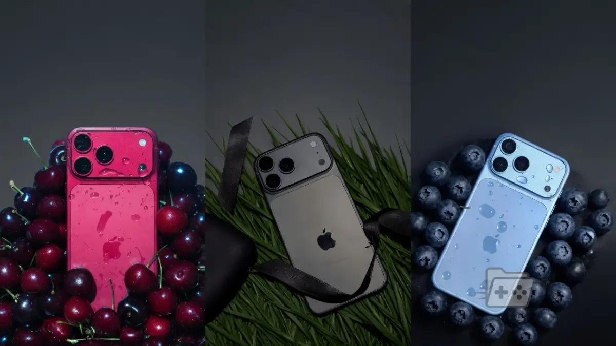 Imagen con los 3 colores filtrados de iPhone 18 Pro y Pro Max