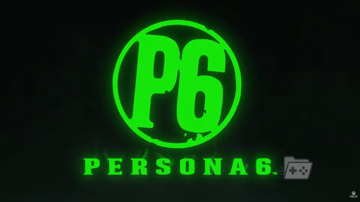 primer vistazo al logo de persona 6