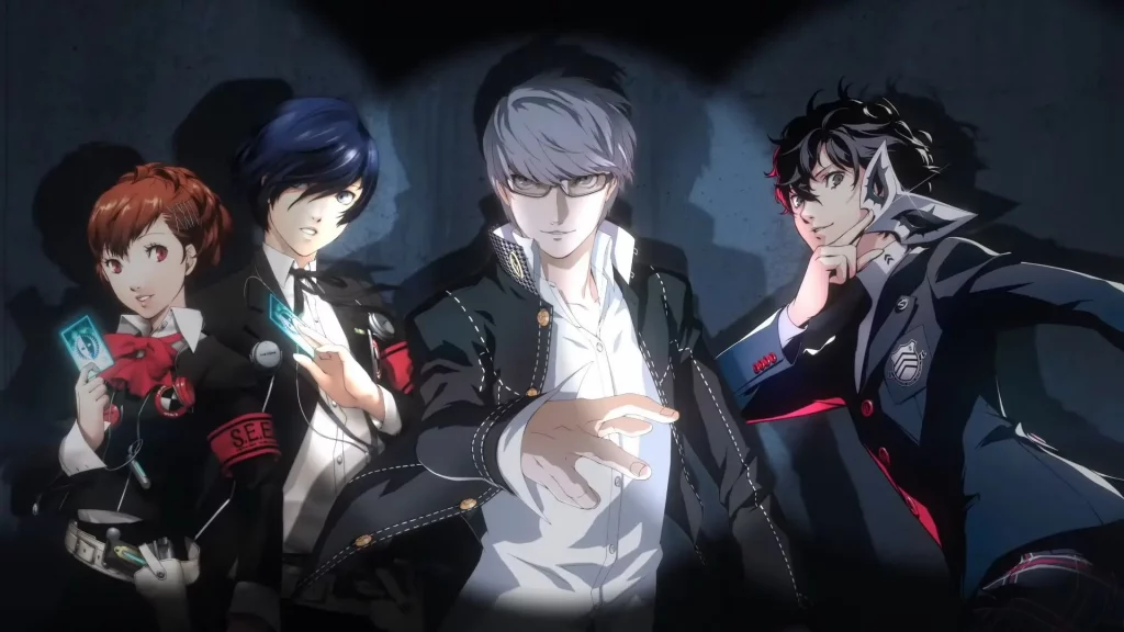 Protagonistas de Persona 3 Persona 4 y Persona 5