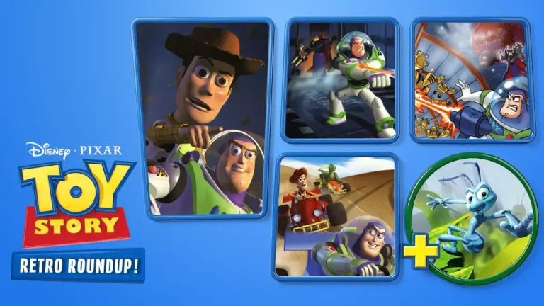 Portada de Toy Story Retro Roundup, la colección de juegos clásicos