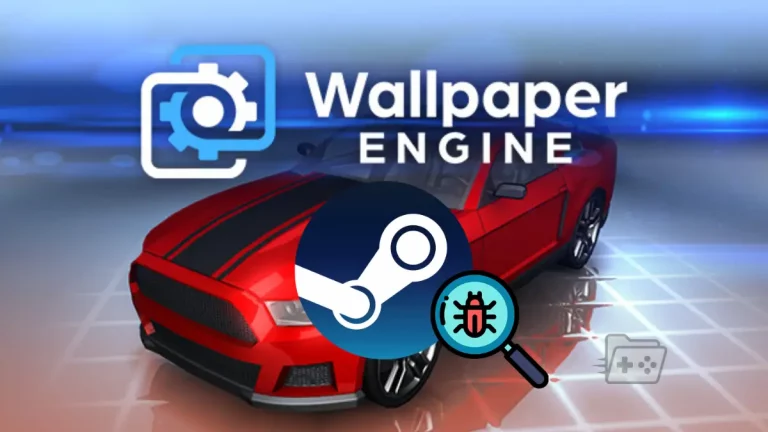 Edición de portada de Wallpaper Engine con el logo de Steam al frente