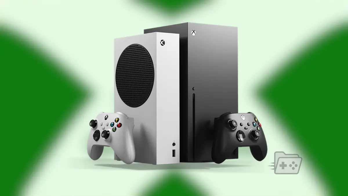 series s y series x sobre un fondo difuminado de xbox