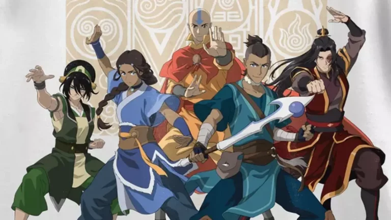 Arte de la película Avatar aang el ultimo maestro aire