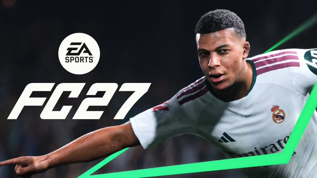 Kylian Mbappé en la portada oficial de EA Sports FC 27