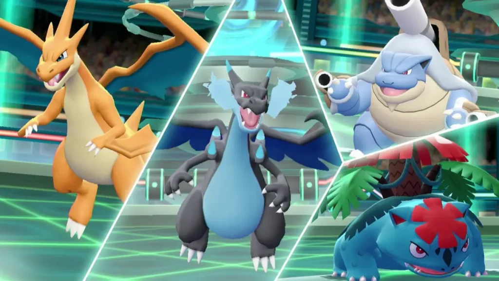 Mega Charizard X e Y, Mega Blastoise y Mega Venusaur en Pokémon Go