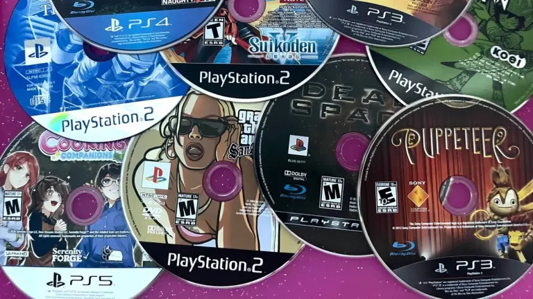 foto de discos físicos de PlayStation