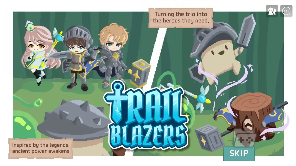 portada de trailblazers con su logo